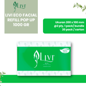 Livi Eco Facial Refill Pop Up 1000 gr