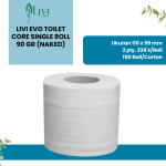 Livi Evo Toilet Core Single Roll 90 gr (Naked)