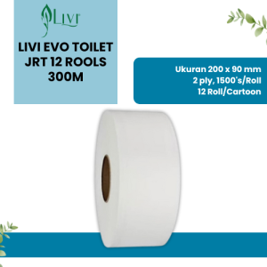 Livi Evo Toilet JRT 12 Rools 300m