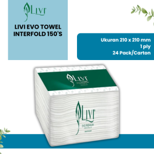 Livi Evo Towel Interfold 150's